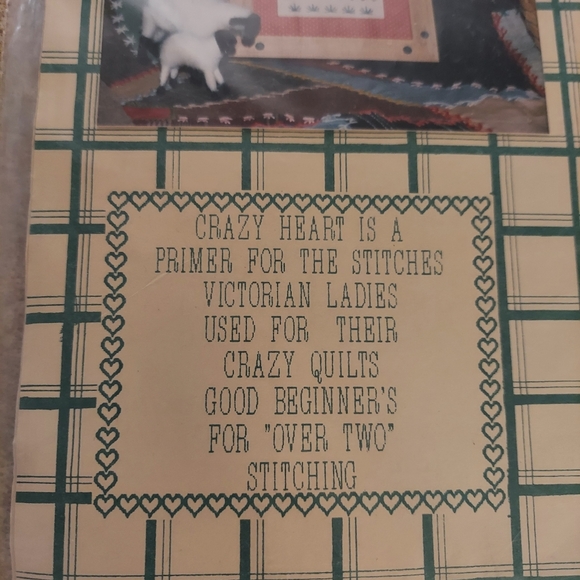 Counted cross stitch pattern sampler from Homespun Heart Strings - Picture 2 of 6